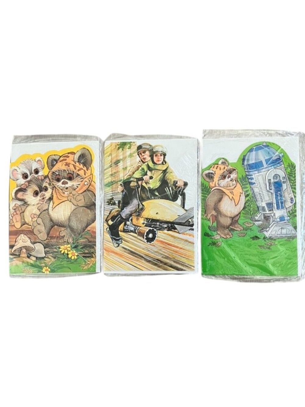 Rare 1980s Set of 3 Star Wars Greeting Cards